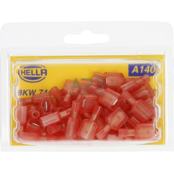Kabelio antgalis 0.5-1mm² 6.3x0.8mm 50 vnt. Hella 8KW744703003 4