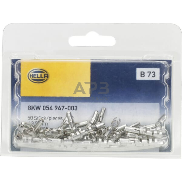 Kabelio antgalis 1-2.5mm² 50 vnt. Hella 8KW054947003 4 Kabelio antgalis 1-2.5mm² 50 vnt. Hella 8KW054947003 4