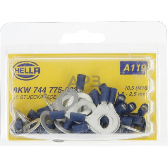 Kabelio antgalis 1.5-2.5mm² Ø10.5mm 50 vnt. Hella 8KW744775003 4 Kabelio antgalis 1.5-2.5mm² Ø10.5mm 50 vnt. Hella 8KW744775003 4