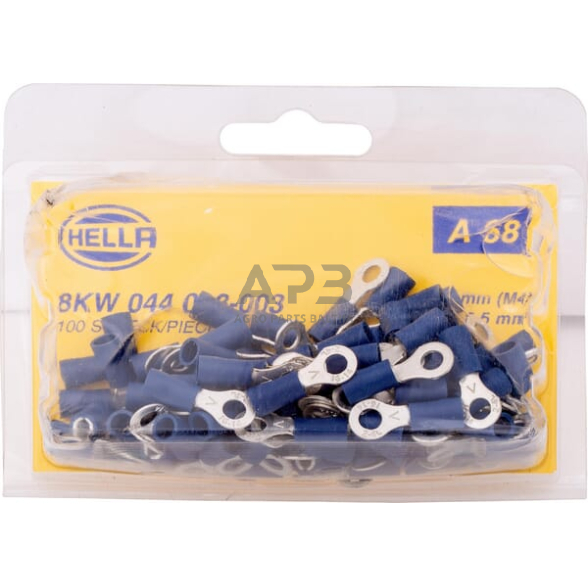 Kabelio antgalis 1.5-2.5mm² Ø4.3mm 100 vnt. Hella 8KW044028003 4 Kabelio antgalis 1.5-2.5mm² Ø4.3mm 100 vnt. Hella 8KW044028003 4