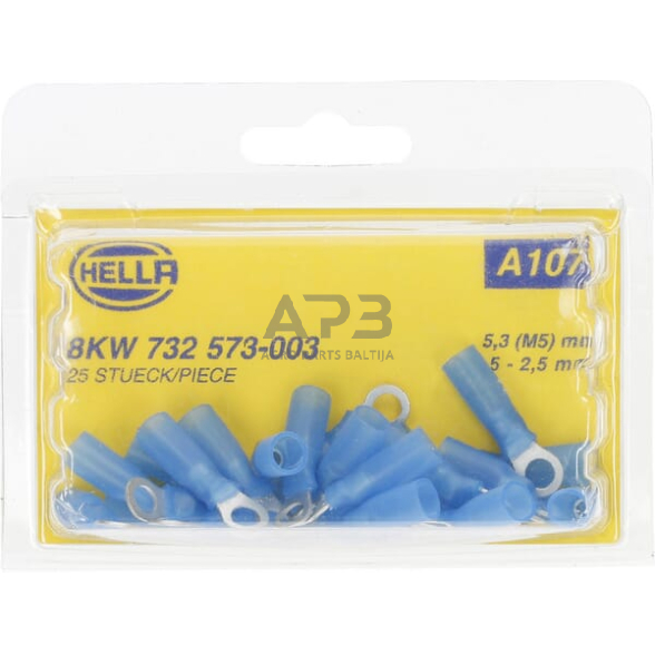Kabelio antgalis 1.5-2.5mm² Ø5.3mm 25 vnt. Hella 8KW732573003 4 Kabelio antgalis 1.5-2.5mm² Ø5.3mm 25 vnt. Hella 8KW732573003 4