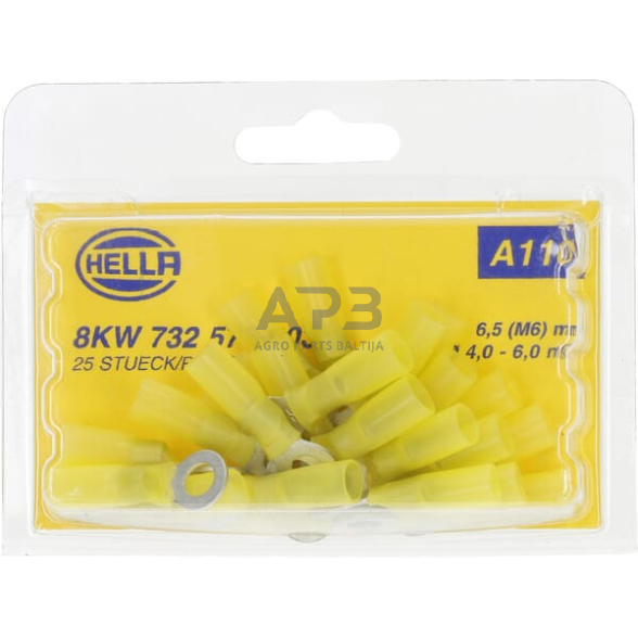 Kabelio antgalis Ø6.5mm 4-6mm² 25 vnt. Hella 8KW732576003 4 Kabelio antgalis Ø6.5mm 4-6mm² 25 vnt. Hella 8KW732576003 4
