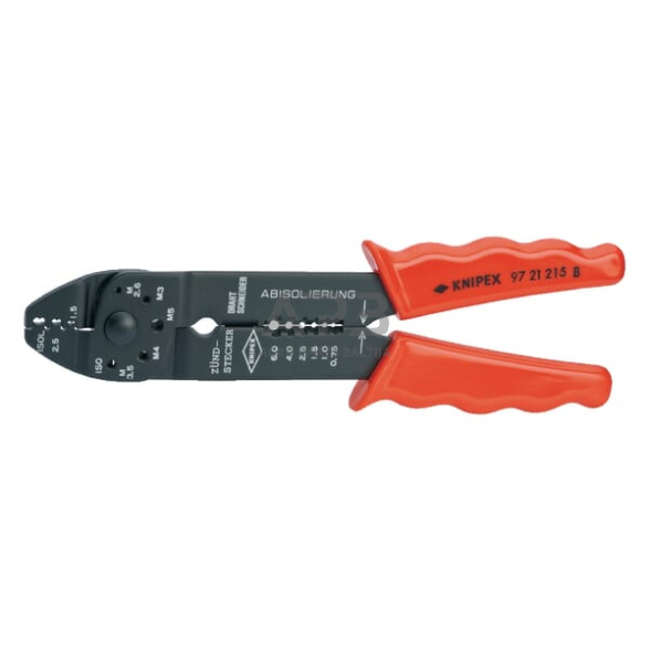 Kabelio antgalių užspaudimo replės Knipex TA9721215B Kabelio antgalių užspaudimo replės Knipex TA9721215B