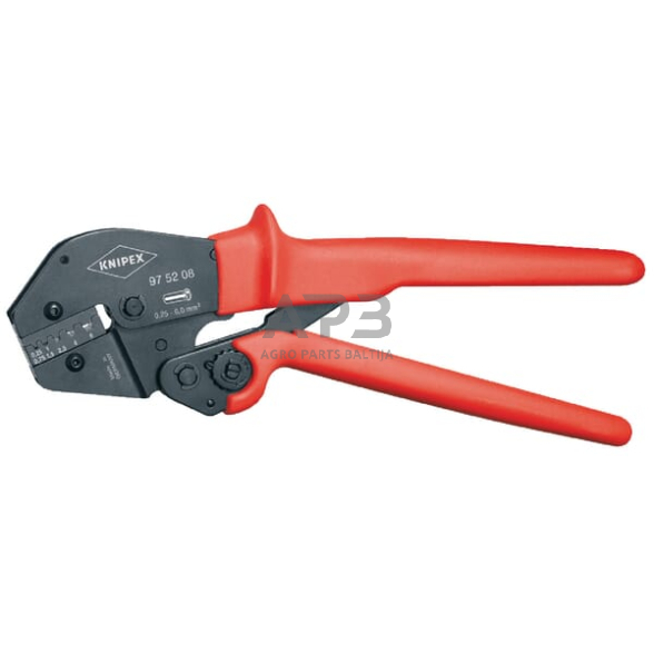 Kabelio antgalių užspaudimo replės Knipex TA975208 Kabelio antgalių užspaudimo replės Knipex TA975208