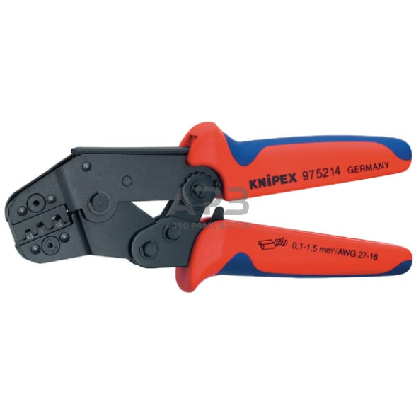 Kabelio antgalių užspaudimo replės Knipex TA975214 Kabelio antgalių užspaudimo replės Knipex TA975214