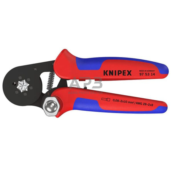 Kabelio antgalių užspaudimo replės Knipex TA975314 Kabelio antgalių užspaudimo replės Knipex TA975314