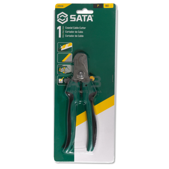 Kabelio nukirpimo žirklės 180mm (dviejų briaunų) 6 Kabelio nukirpimo žirklės 180mm (dviejų briaunų) 6