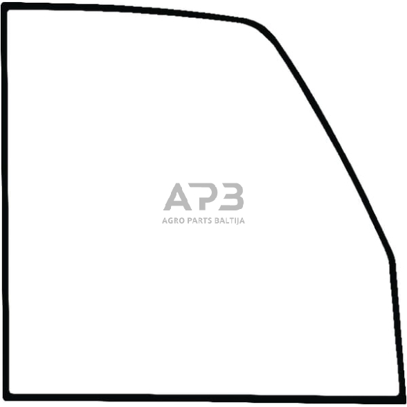 Kabinos durų stiklas viršutinis D11823 1 Kabinos durų stiklas viršutinis D11823 1