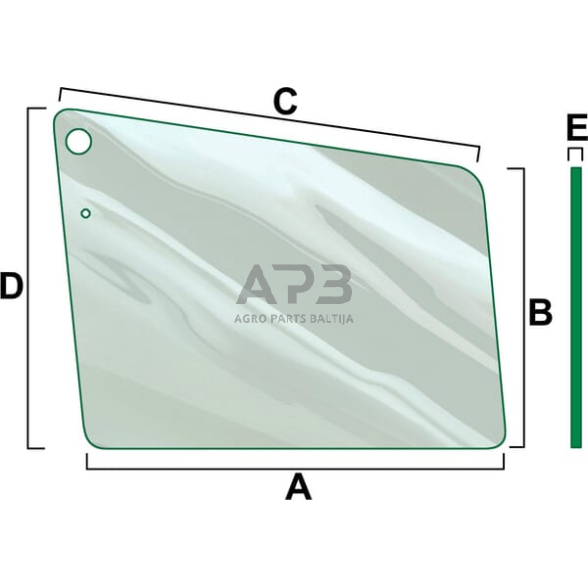 Kabinos stiklas VPM7155 Kabinos stiklas VPM7155
