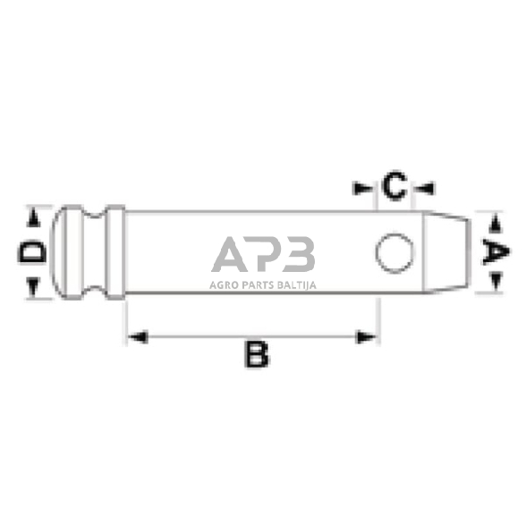 Kaištis 22,00 mm / 28,30 mm x 44,00 mm 7/8" Vapormatic VLK5404 1