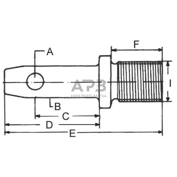 Kaištis 28,60 mm x 55,00 mm, 1-1/18" x 31,00 mm Z428167KR 1 Kaištis 28,60 mm x 55,00 mm, 1-1/18" x 31,00 mm Z428167KR 1