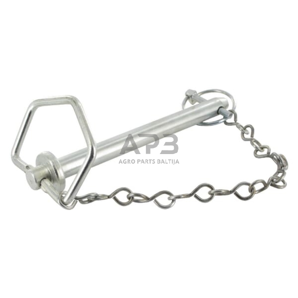 Kaištis su grandinėle ir rankena 16,00 mm x 162,00 mm Z516157KR Kaištis su grandinėle ir rankena 16,00 mm x 162,00 mm Z516157KR