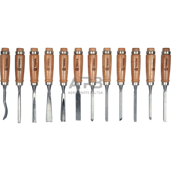 Kaltų rinkinys medžiui (12vnt) 2 Kaltų rinkinys medžiui (12vnt) 2