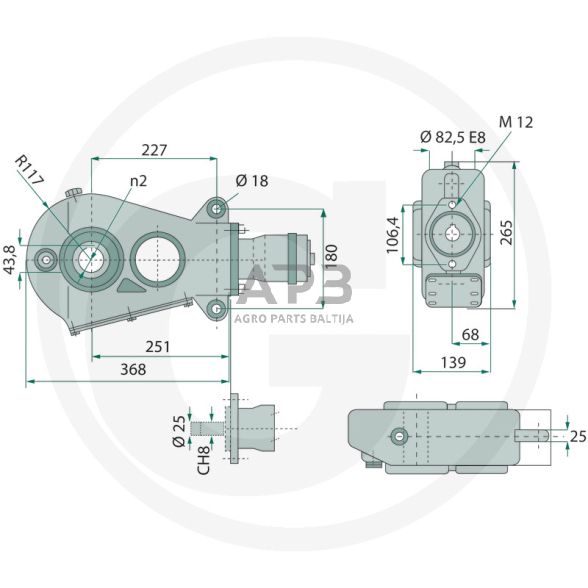 Kampinis reduktorius BONDIOLI & PAVESI 415200935780 1 Kampinis reduktorius BONDIOLI & PAVESI 415200935780 1