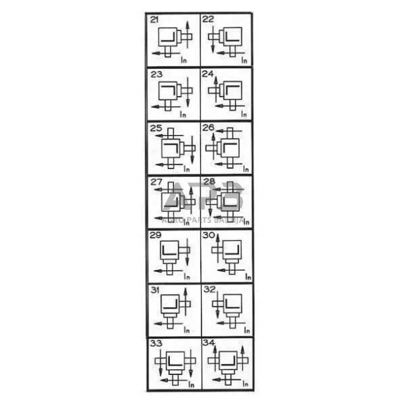 Kampinis reduktorius Comer 267008 T-27A 2 Kampinis reduktorius Comer 267008 T-27A 2
