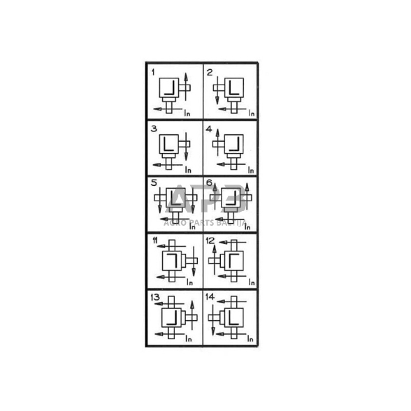 Kampinis reduktorius Comer 267264 T-27A 1:1 4 Kampinis reduktorius Comer 267264 T-27A 1:1 4