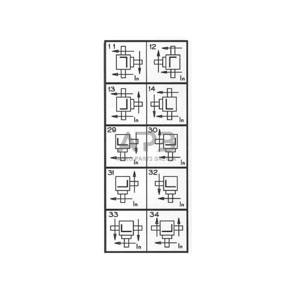 Kampinis reduktorius Comer 269223 T-269B 1:1.93 3 Kampinis reduktorius Comer 269223 T-269B 1:1.93 3