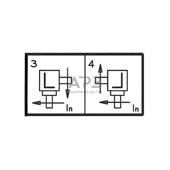 Kampinis reduktorius Comer 304027 T-304C 3:1 2 Kampinis reduktorius Comer 304027 T-304C 3:1 2
