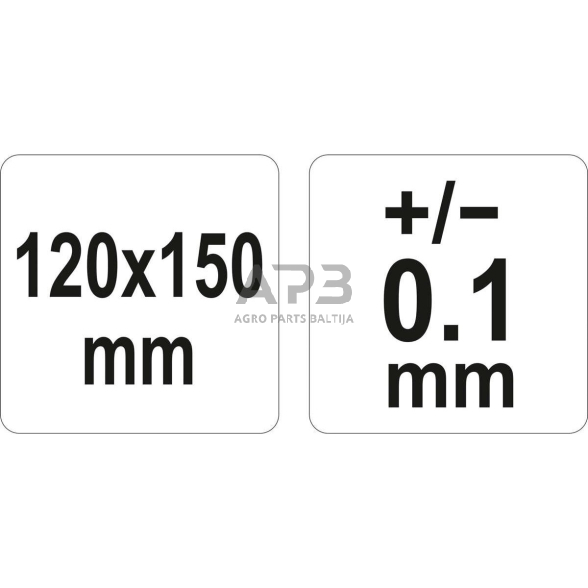 Kampo matuoklis / matlankis su liniuote 120x150mm 2 Kampo matuoklis / matlankis su liniuote 120x150mm 2