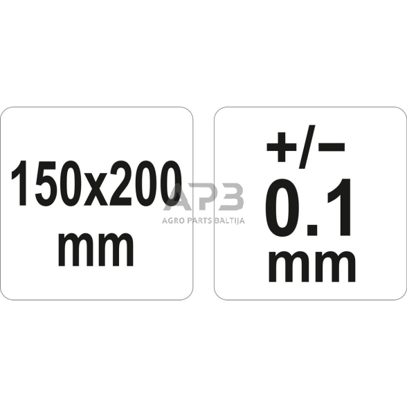 Kampo matuoklis / matlankis su liniuote 150x200mm 2 Kampo matuoklis / matlankis su liniuote 150x200mm 2