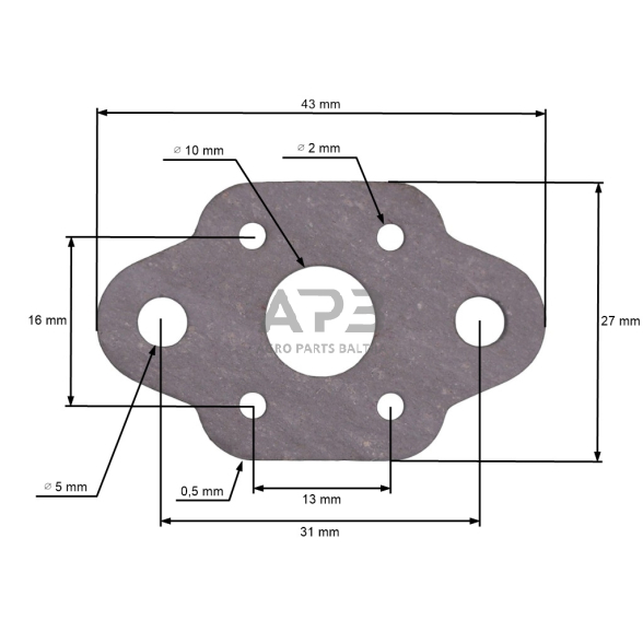 Karbiuratoriaus tarpinė kiniškiems trimeriams 26cc 2