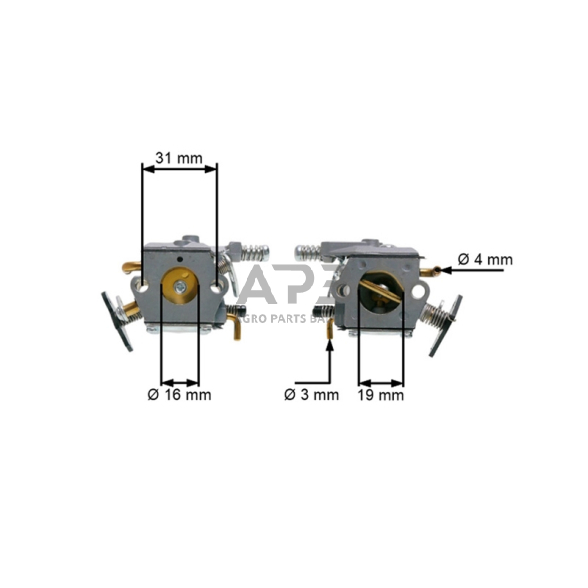 Karbiuratorius kiniškiems pjūklams 38cc 2