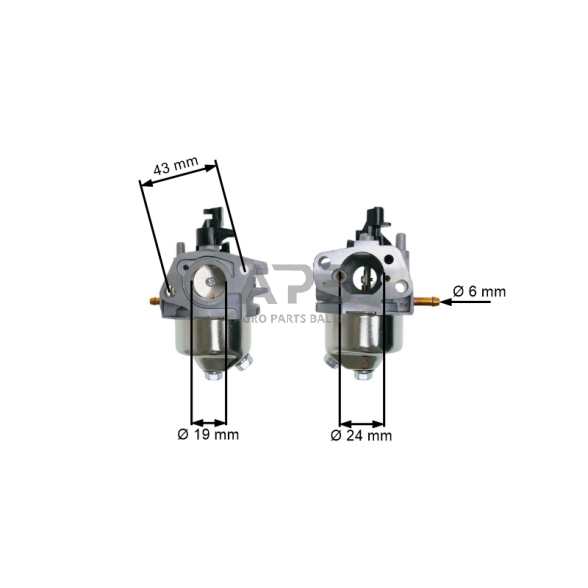 Karbiuratorius kiniškiems vejapjovių varikliams 200cc 2