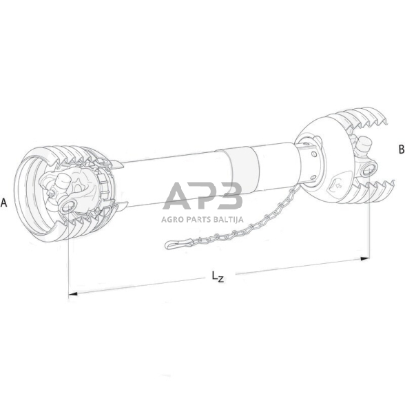 Kardanas Walterscheid 113141, 1113141, 133748, 1133748 1 Kardanas Walterscheid 113141, 1113141, 133748, 1133748 1