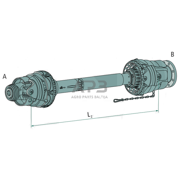 Kardanas Walterscheid 113407, 1113407 1 Kardanas Walterscheid 113407, 1113407 1