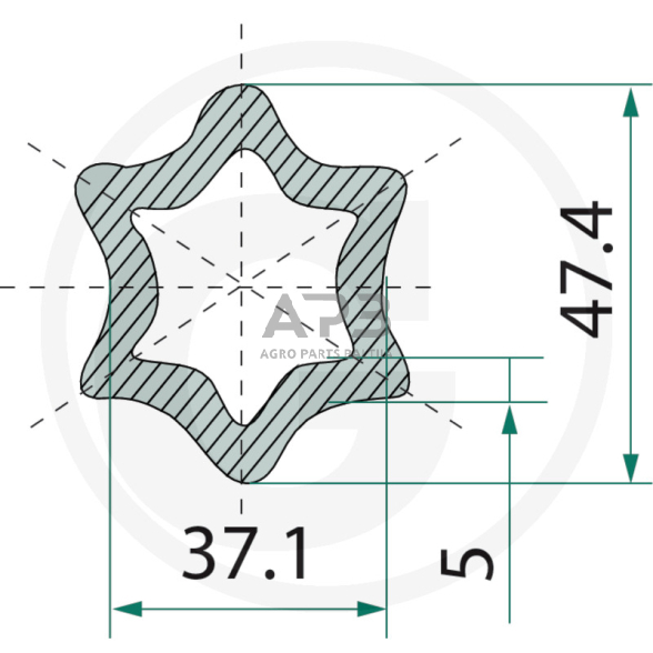 Kardano vamzdis Blueline 377377266 1 Kardano vamzdis Blueline 377377266 1