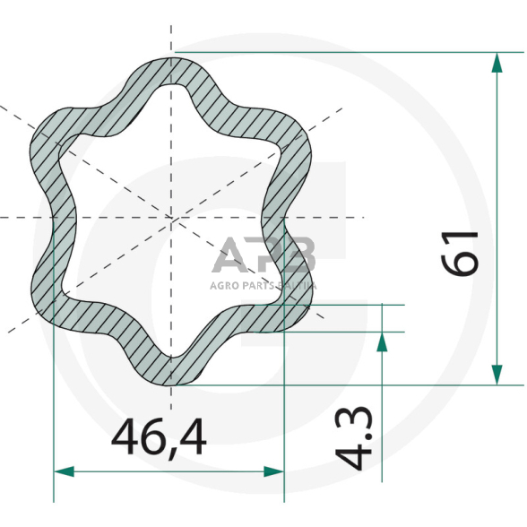 Kardano vamzdis Blueline 377377275 1 Kardano vamzdis Blueline 377377275 1