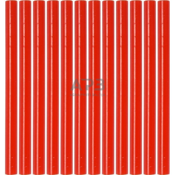 Karštų klijų lazdelių rinkinys (raudonos) (12vnt) 7.2x100mm Karštų klijų lazdelių rinkinys (raudonos) (12vnt) 7.2x100mm