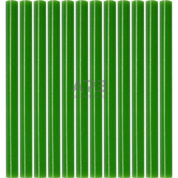 Karštų klijų lazdelių rinkinys (žalios) (12vnt) 7.2x100mm