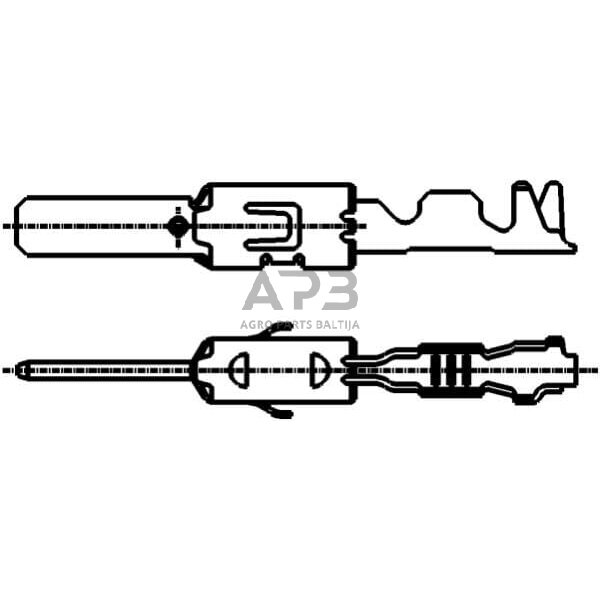 Kabelio antgalis 0.5-1mm² 2.8x0.8mm, 50 vnt. Hella 8KW863930003 5 Kabelio antgalis 0.5-1mm² 2.8x0.8mm, 50 vnt. Hella 8KW863930003 5