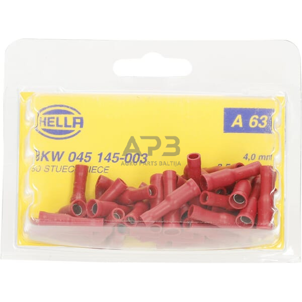Kabelio antgalis 0.5-1mm² Ø4mm 50 vnt. Hella 8KW045145003 4 Kabelio antgalis 0.5-1mm² Ø4mm 50 vnt. Hella 8KW045145003 4
