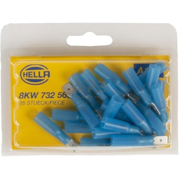 Kabelio antgalis 1.5-2.5mm² 6.3x0.8mm, 25 vnt. Hella 8KW732569003 4