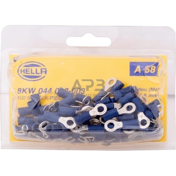 Kabelio antgalis 1.5-2.5mm² Ø4.3mm 100 vnt. Hella 8KW044028003 4 Kabelio antgalis 1.5-2.5mm² Ø4.3mm 100 vnt. Hella 8KW044028003 4