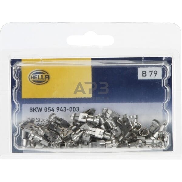 Kabelio antgalis 2.5-4mm²4.8/6.3x0.8mm, 50 vnt. Hella 8KW054943003 4