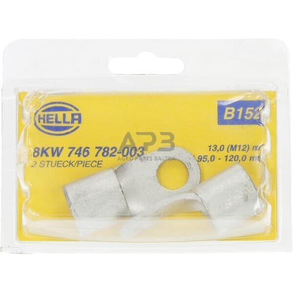 Kabelio antgalis 95-120mm² Ø13mm 2 vnt. Hella 8KW746782003 4 Kabelio antgalis 95-120mm² Ø13mm 2 vnt. Hella 8KW746782003 4