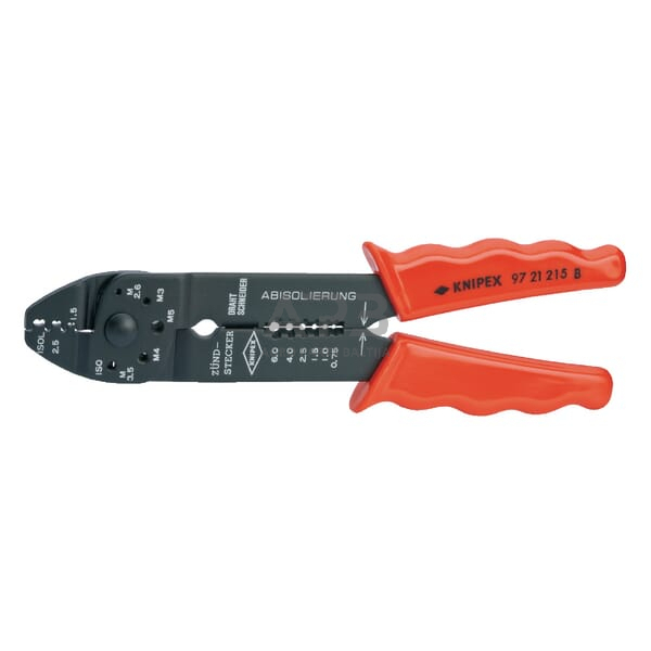 Kabelio antgalių užspaudimo replės Knipex TA9721215B Kabelio antgalių užspaudimo replės Knipex TA9721215B