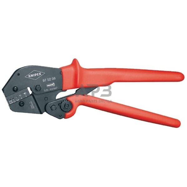 Kabelio antgalių užspaudimo replės Knipex TA975208 Kabelio antgalių užspaudimo replės Knipex TA975208