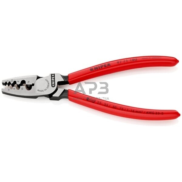 Kabelio antgalių užspaudimo replės Knipex TA9771180 2 Kabelio antgalių užspaudimo replės Knipex TA9771180 2