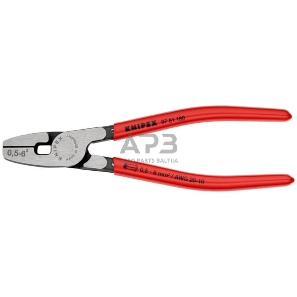 Kabelio antgalių užspaudimo replės Knipex TA9781180 1 Kabelio antgalių užspaudimo replės Knipex TA9781180 1