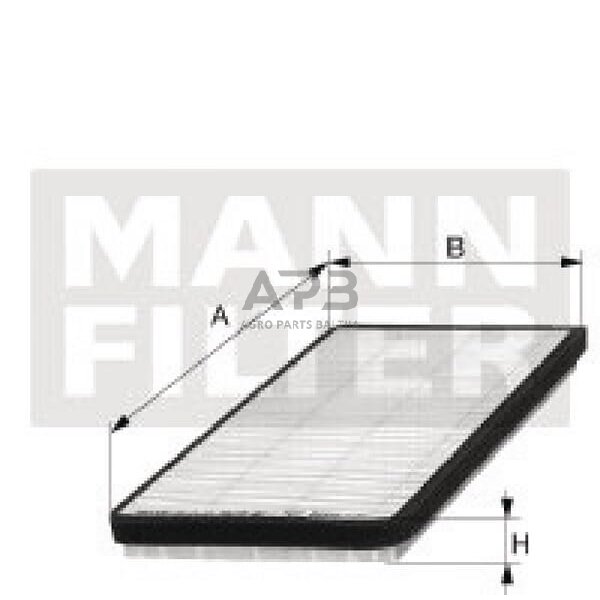 Kabinos fIltras MANN-FILTER CU3858 1 Kabinos fIltras MANN-FILTER CU3858 1
