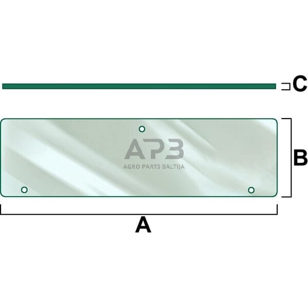 Kabinos stiklas VPM7176 Kabinos stiklas VPM7176