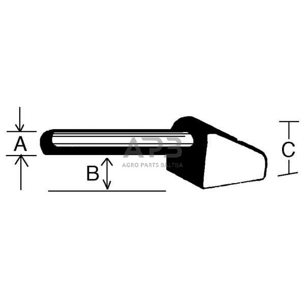 Kablys virinamas 15mm 1534025KR 1