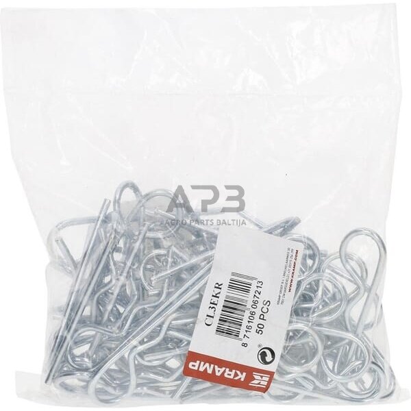 Kaiščiai spyruokliniai 50 vnt. 3,00 mm CL3EKR 1 Kaiščiai spyruokliniai 50 vnt. 3,00 mm CL3EKR 1