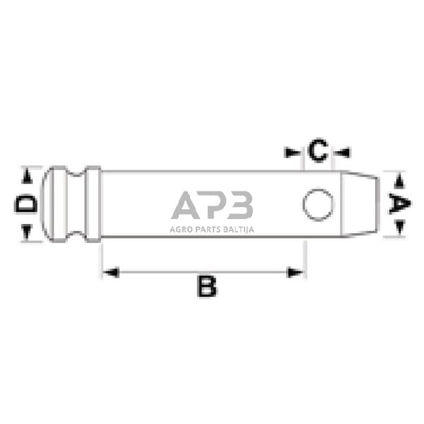 Kaištis 22,00 mm x 44,00 mm 5/8" Vapormatic VLK5401 1 Kaištis 22,00 mm x 44,00 mm 5/8" Vapormatic VLK5401 1