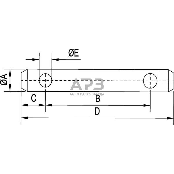 Kaištis Toplink 25,00 mm x 175,00 mm gopart Z325175GP 1 Kaištis Toplink 25,00 mm x 175,00 mm gopart Z325175GP 1