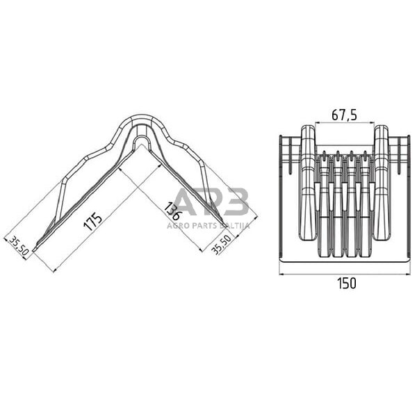 Kampinė apsauga LS50003 2 Kampinė apsauga LS50003 2
